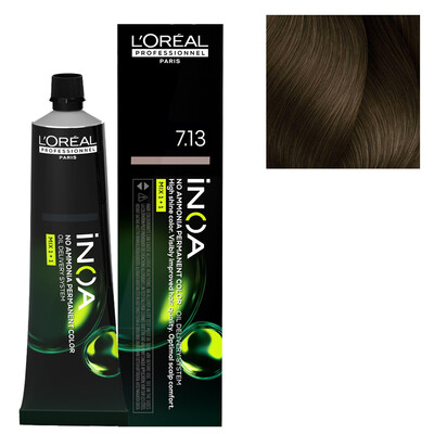 L’ORÉAL PRO INOA COLORATION PERMANENTE SANS AMMONIAQUE 7.13