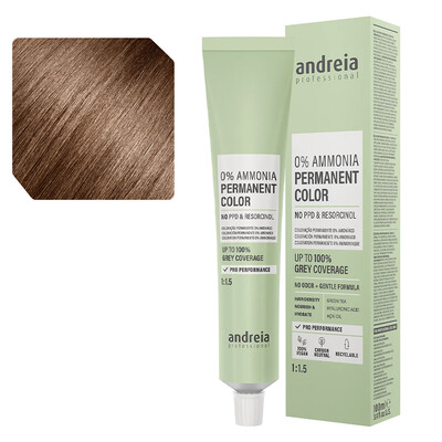 Andreia Coloración Permanente 0% Amoniaco 6.3 Rubio Oscuro Durado