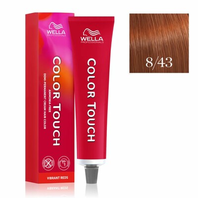 Wella Color Touch Demi-Permanent Coloración Semiparmanente 8/43