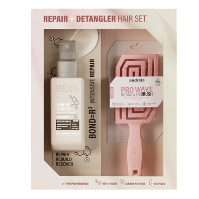 Andreia Estuche Repair + Detangler Leave-In + Cepillo Desenredante