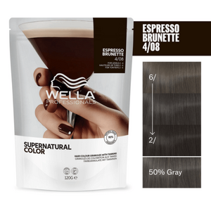 Wella Supernatural Color 4/08 Espresso brunette