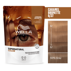 Wella Supernatural Color 6/37 Caramel Brunette