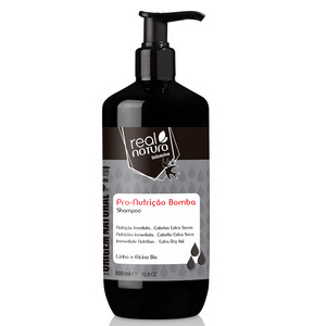 REAL NATURA PRO-NUTRIÇÃO BOMBA SHAMPOOING CHEVEUX SECS