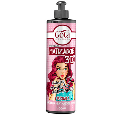 GOTA DOURADA 3D TONING CONDITIONER - MARSALA