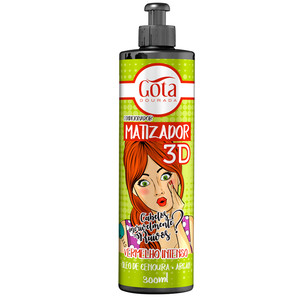 GOTA DOURADA CONDICIONADOR MATIZADOR 3D - VERMELHO INTENSO