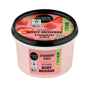 ORGANIC SHOP Mousse Corporal de Iorgurte de Morango