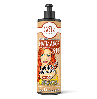 GOTA DOURADA 3D TONING CONDITIONER - COPPER