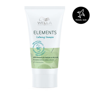 WELLA ELEMENTS CALMING CHAMPÔ SUAVE COURO CABELUDO SECO E SENSÍVEL