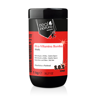 REAL NATURA BOMBA PRO-VITAMIN MASK FOR DULL HAIR