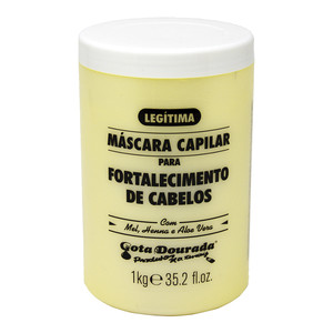 GOTA DOURADA MÁSCARA DE FORTALECIMENTO DE CABELOS