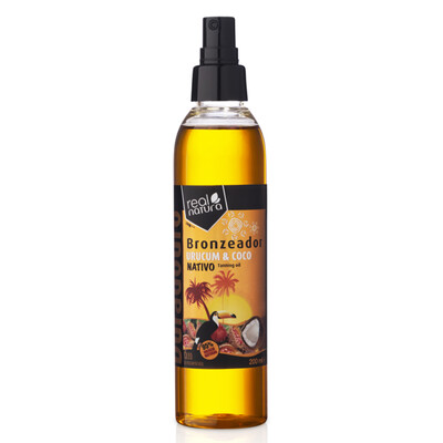 REAL NATURA BRONZEADOR URUCUM E COCO