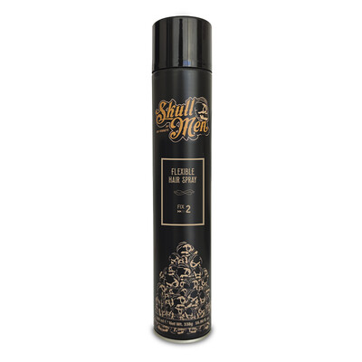 Skull Men Flexible Hair Spray Laca Fijación Flexible