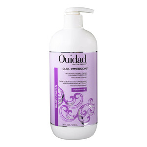 OUIDAD CURL IMMERSION NO-LATHER COCONUT CREAM CLEANSING CONDITIONER