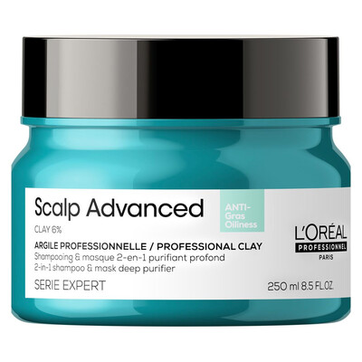L’Oréal Pro Serie Expert Scalp Advanced Arcilla 2 en 1 cabello graso