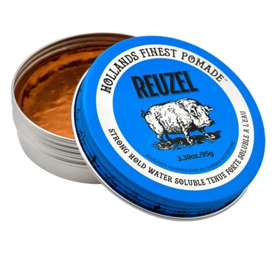 REUZEL BLUE POMADA FIXAÇÃO FORTE SOLÚVEL EM ÁGUA E DE ALTO BRILHO