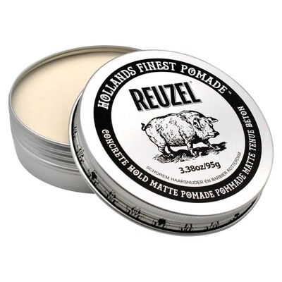 REUZEL CONCRETE HOLD MATTE POMADA FIXAÇÃO FORTE SEM BRILHO