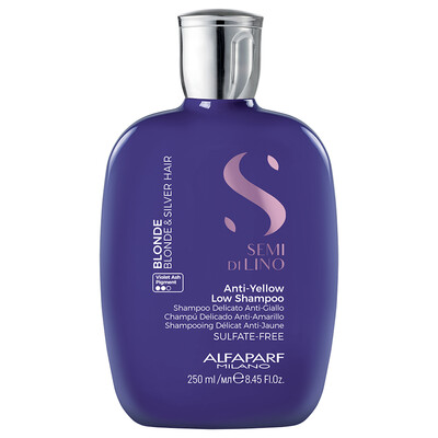 Alfaparf Semi di Lino Blonde Low Champú Antiamarillo Para Cabello Rubio