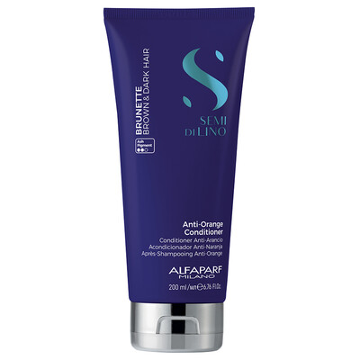 ALFAPARF SEMI DI LINO BRUNETTE ANTI-ORANGE CONDITIONER FOR BROWN HAIR