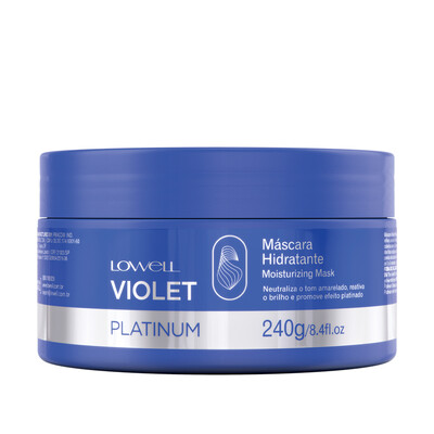 Lowell Violet Platinum Mascarilla Hidratante Cabello Rubio
