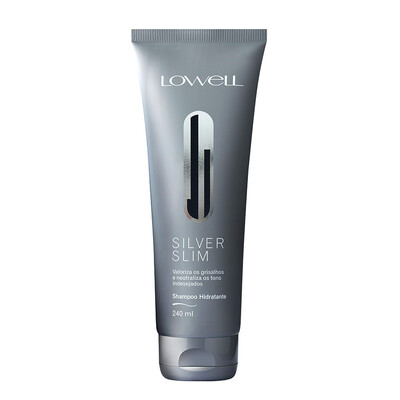 Lowell Silver Slim Champú Hidratante Cabello Grisáceo
