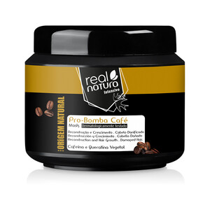 REAL NATURA PRO-BOMBA CAFÉ MÁSCARA PARA CABELO DANIFICADO