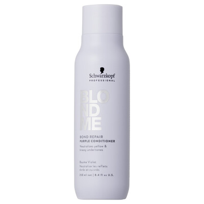 SCHWARZKOPF BLONDME BOND REPAIR PURPLE CONDICIONADOR ROXO