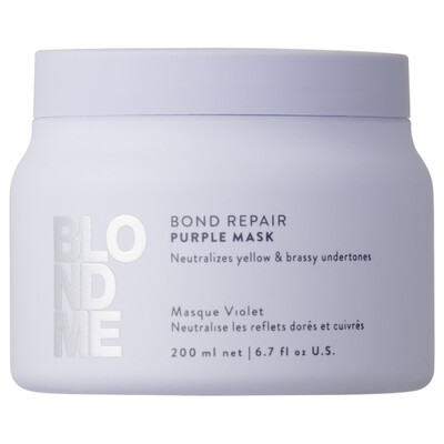 SCHWARZKOPF BLONDME BOND REPAIR PURPLE MÁSCARA ROXA
