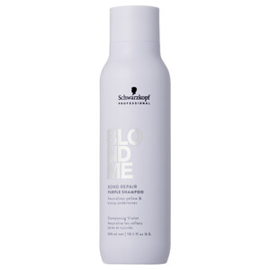 SCHWARZKOPF BLONDME BOND REPAIR PURPLE SHAMPOO ROXO