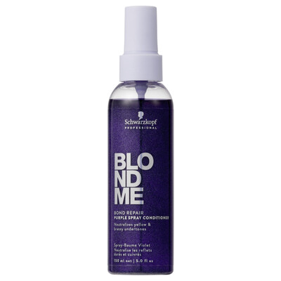 SCHWARZKOPF BLONDME BOND REPAIR PURPLE SPRAY CONDITIONNEUR SANS RINÇAGE VIOLET