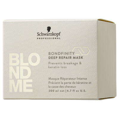 SCHWARZKOPF BLONDME BONDFINITY DEEP REPAIR INTENSIVE REPAIR MASK