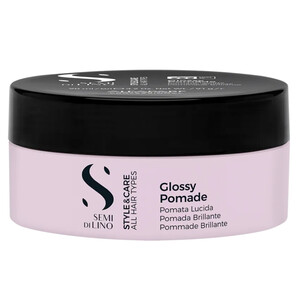 ALFAPARF SEMI DI LINO STYLE CARE GLOSSY POMADE POMADA EM CERA FIXAÇÃO FORTE