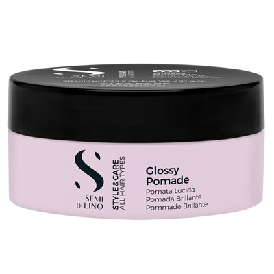 ALFAPARF SEMI DI LINO STYLE CARE GLOSSY POMADE POMADA EM CERA FIXAÇÃO FORTE