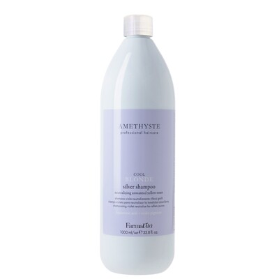 Amethyste Blonde Cool Blonde Silver Champú neutralizador para cabello rubio