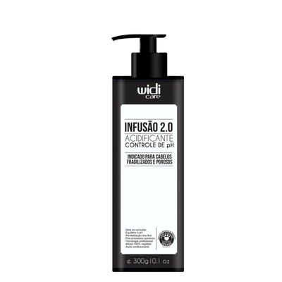 WIDI CARE INFUSÃO 2.0 ACIDIFICANTE CONTROLO PH PARA CABELOS DANIFICADOS