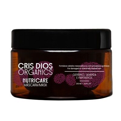 Cris Dios Organics Nutricare Mascarilla Nutritiva con aceites naturales