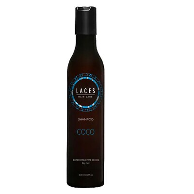 LACE HAIR CARE COCO SHAMPOO HIDRATANTE PARA CABELOS SECOS