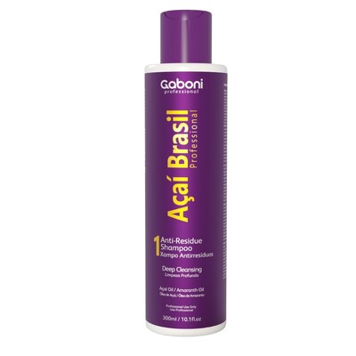 Açaí Brasil Champú Antirresiduos Paso 1 Limpieza Profunda by Gaboni