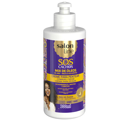 Salon Line S.O.S Cachos Mix de Óleos Crema para Peinar