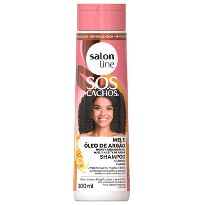 Salon Line SOS Cachos Miel y aceite de argán Champú