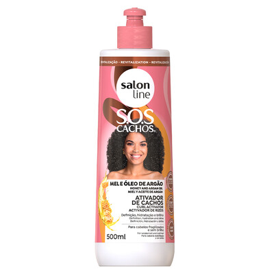 Salon Line SOS Cachos Miel y Aceite de Argán Activador de rizos