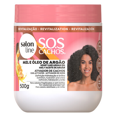 Salon Line SOS Cachos Miel y Aceite de Argán Activador de rizos
