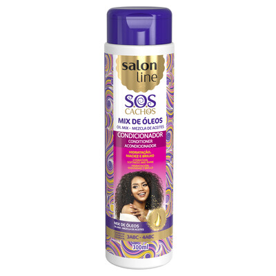 Salon Line S.O.S Cachos Mix de Óleos Ácondicionador de aceites nutritivos