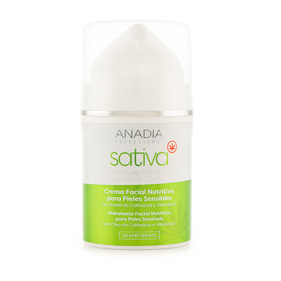 Anadia Sativa Creme Facial Nutritivo para Peles Sensíveis