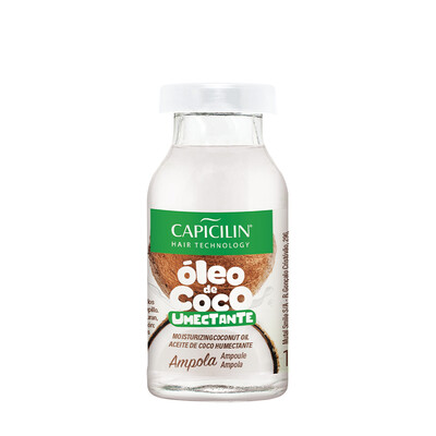 Capicilin Óleo de Coco Ampola Humectante