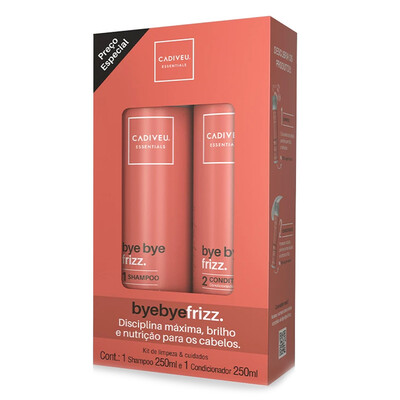 CADIVEU BYE BYE FRIZZ CLEANING AND CARE KIT