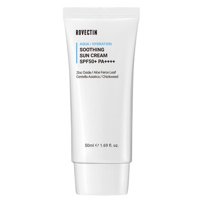 Rovectin Aqua Soothing Crema hidratante con protector solar mineral SPF50+