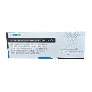 BOLSA AUTOVEDANTE DE ESTERILIZAÇÃO 90MM X 260MM