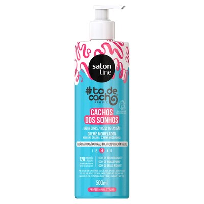 SALON LINE TODECACHO CACHOS DOS SONHOS CREME MODELADOR FIXAÇÃO NATURAL