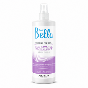 DepilBella Loción Pre-Cera con Lavanda y Melaleuca Rostro y Cuerpo
