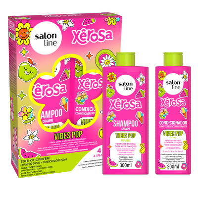 Salon Line Xêrosa Vibes POP Kit Shampoo + Condicionador 3 em 1